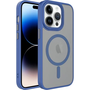 Apple iPhone 12 Pro Max Kılıf Arkası Mat Kenar Korumalı Magsafe Kapak Flet