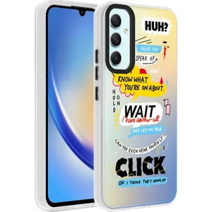 Samsung Galaxy A24 Kılıf Desenli Dragon Sert Kapak