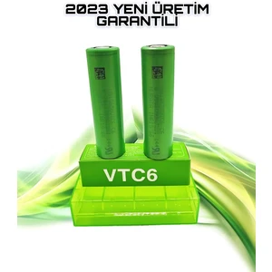 Murata 2 Adet 18650 Vtc6 3.7V 3000 Mah 30 Amper Li-Ion Şarjlı Pil