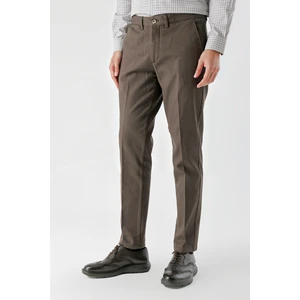 Erkek Kahve Pamuk Yan Cep Dynamic Fit Chino Pantolon