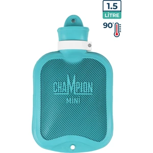 Kauçuk Termofor Mini Sıcak Su Torbası, Kokusuz Sıcak Su Torbası Mavi 1,5 lt