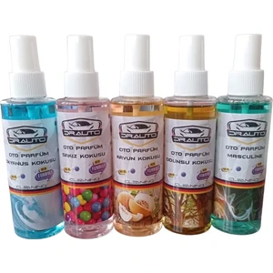 Dr. Auto Oto Parfüm Sakız+Kavun+Okyanus+Masculine+Odunsu Koku 5 Adet