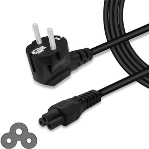 Ulu Bilgisayar Laptop Adaptör Güç Kablosu Yonca Power Kablo 1.5 Metre
