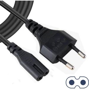 Ulu Bilgisayar Teyp Fiş - Notebook Adaptör Power Kablosu 2 Pin - 1.5 Metre