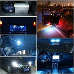 Tiger Marketing T10 5W Beyaz 57 Ledli Araba Oto Işık Iç Lamba,park,plaka LED Ampul Araç Aydınlatma T10 W5W Dipsiz
