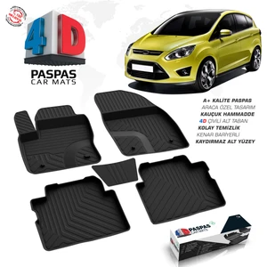 S-Dizayn Ford C-Max 4D Havuzlu Paspas 2011 ve Üzeri A+ Kalite