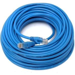 YK Desing 20 Metre Cat6 Kablo 20 Metre Internet Kablosu 20 Metre Ethernet Kablosu 20 Metre Mavi Cat6 Kablo