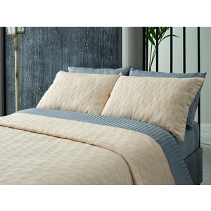 Doqu Home Arya Çift King Size Yatak Örtüsü - Vizon