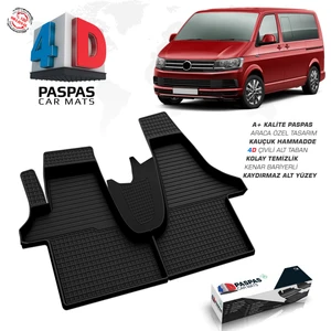 S-Dizayn VW Transporter T6 4D Havuzlu Paspas 2015 Üzeri A+Kalite