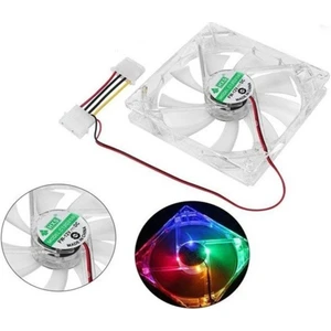 Ulu Bilgisayar 12V 12 cm Şeffaf Işıklı Kasa Içi Rgb Fan Molex Power Girişli Fan