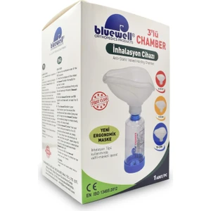 3'lü Aerochamber Inhalasyon Cihazı