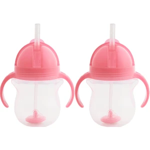 Tıklama Kilitli Uçlu Pipetli Alıştırma Bardağı, 6AY+, 207ML, 2li Paket