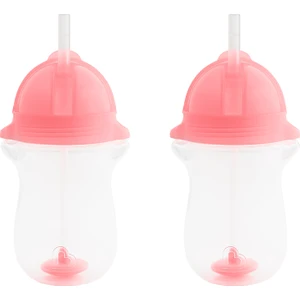 Tıklama Kilitli Uçlu Pipetli Alıştırma Bardağı, 12AY+, 296ML, 2li Paket