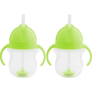 Tıklama Kilitli Uçlu Pipetli Alıştırma Bardağı, 6AY+, 207ML, 2li Paket