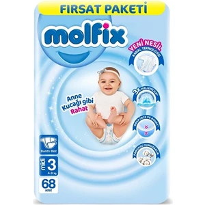 Bebek Bezi Fırsat Paketi 3 Beden 68'li
