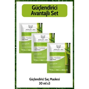 Ashley Joy Saç Maskesi &dolgunlaştırıcı 30 ml Set