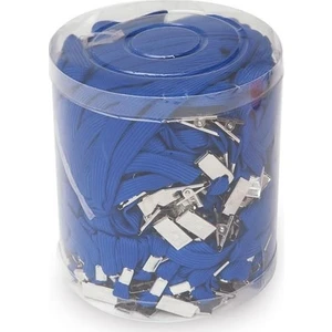 Klipsli Yaka Kartı Ipi Mavi 100 Adet