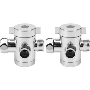 [gui Xulian] 2 Adet 1/2 Inç 3 Yollu T-Adaptör Tuvalet Bide Banyo Duş Başlığı Kola Monte Yönlendirme Vanası (Yurt Dışından)