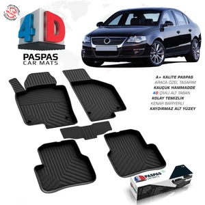 VW Passat B6 4D Havuzlu Paspas 2005-2010 A+Kalite