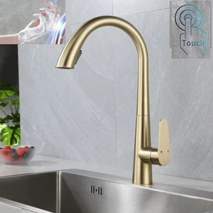 Mutfak Evye Bataryası Mat Gold Smart Dokunmatik Spiralli Fiskiyeli 7 Yıl Garantili Ithal