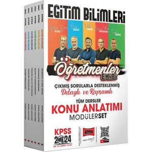 Yargı Yayınevi 2024 KPSS Eğitim Bilimleri Öğretmenler Ekibi Tüm Dersler Konu Anlatımlı Modüler Set