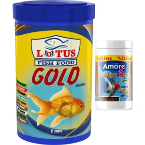 Gold Natural 1000ML, Goldy Mix Granules 125 ml Japon Balığı Yemi