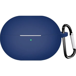 Huawei Freebuds Pro 3 Kılıf Askılı Mat Silikon Lacivert