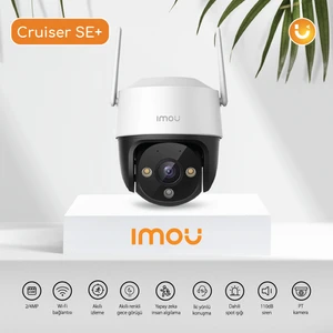 IMOU Cruiser SE+ DışOrtam Akıllı WiFi Kamera/2MP-Renkli Gece Görüşü-360° Hareket-İnsan Algılama-Caydırıcı LED ve Siren-SD Kart-ONVIF-Bulut(IPC-S21FEP)