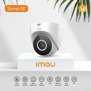 IMOU IPC-T42EP 4 MP 3.6 mm İç Ortam Dome Kamera (Turret SE)