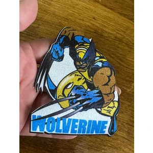 Gönülden Tasarım 9x8 cm Ütü Ile Yapışan Wolverıne Arma Yama Saten Arma