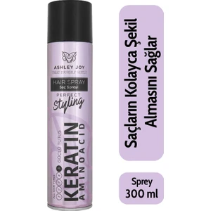 Ashley Joy Saç Spreyi Güçlü Tutuş No:5 300 ml