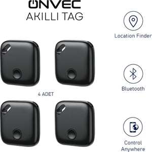 Smart Tag Akıllı Takip Cihazı 4 adet (Apple uyumlu)