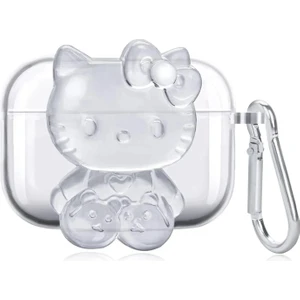 Air-Podss Pro Kılıf Cartoon Figürlü Silikon Crtn-Fgr-Hl-Kty-Clr