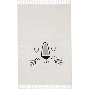 Sparkle Krem Aslan Figürlü Hayvan Figürlü Çocuk Odası Halısı 33454A