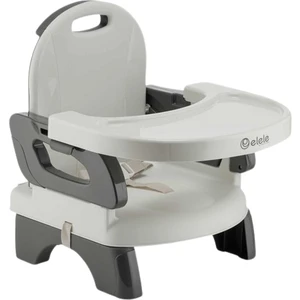 Livo Portatif Bebek Mama Sandalyesi Katlanabilir Yükselticili Gri