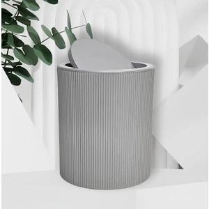 Lees home Leeshome Gri Yuvarlak Çöp Kovası
