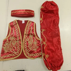 Dilek Kostüm 23 Nisan Yelek Şalvar Kep Yöresel Kostüm Foklör Çocuk Kıyafeti