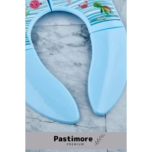 Çocuk Klozet Kapağı Tuvalet Eğitici Alıştırıcı Katlanabilir Adaptörü Hijyenik Bebek Lazımlık Aparat