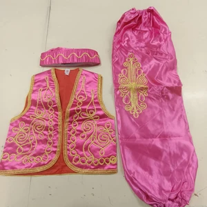 Dilek Kostüm 23 Nisan Yelek Şalvar Kep Yöresel Kostüm Foklör Çocuk Kıyafeti