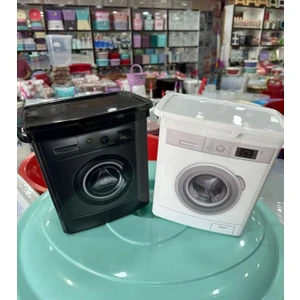 Lees home 2 Adet Çamaşır Deterjanı Kutusu Küçük Boy 5 Lt Siyah ve Beyaz