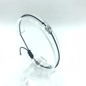 Siyah Ipli Ay Yıldız Şans Bileklikği