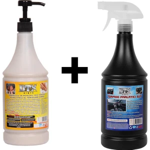 Sanayi Kimya Kumlu El Temizleme Kremi ( Sabunu) 1 kg & Torpido Parlatıcı Süt 500 ml