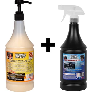 Sanayi Kimya Granürlü El Temizleme Kremi ( Sabunu ) 1 kg & Torpido Parlatıcı Süt 500 ml