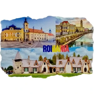 Dünyadan Hediyeler Romanya Temalı Fresco Magnet