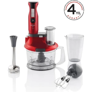 Multi Blender Seti Doğrama,çırpma,parçalama, Buz Kırma Güçlü 1500W Motor 4 Yıl Garanti Nar