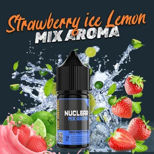 Nuclear Kimya Mix Aroma Strawberry Ice Lemon Çilek Limon Buz Gıda Aroması 10 ml