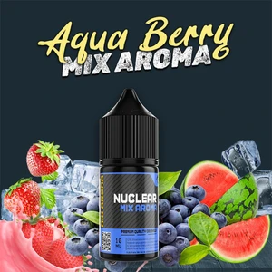 Nuclear Kimya Mix Aroma Aqua Berry Blast Çilek Karpuz Buz Gıda Aroması 10 ml