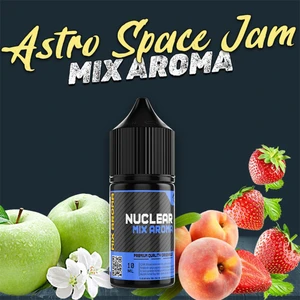 Nuclear Kimya Mix Aroma Astro  Şeftali Çilek Yeşil Elma Gıda Aroması 10 ml