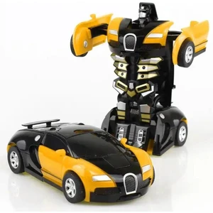 Transformers Oyuncak Araba Bumblebee Robota Dönüşebilen Sarı