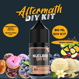 Nuclear Kimya Aftermath 30 60 100 ml Dıy Yabanmersini Vanilya Donut Aroması 6 ml (Aroma İçerir)